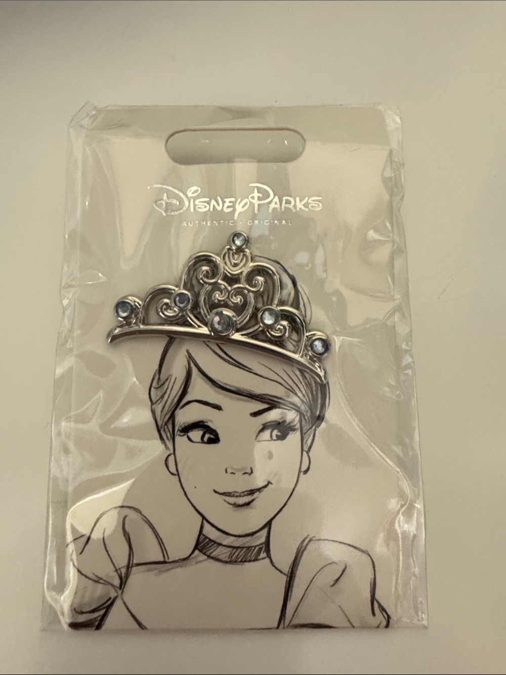 Disney Silver Princess Tiara  Pin